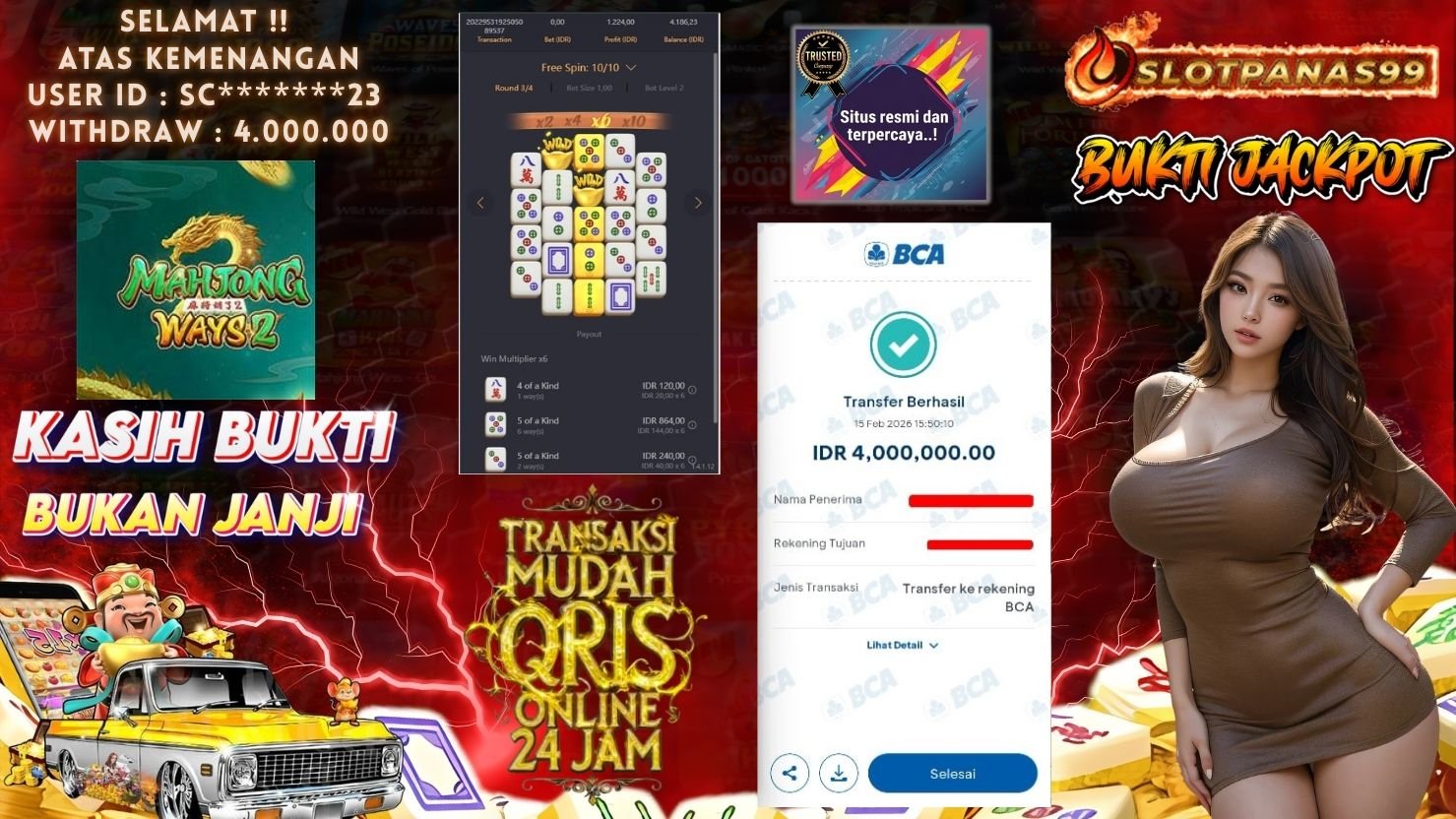 SLOTPANAS99 JACKPOT SLOT MAHJONG WAYS